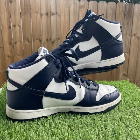 Nike Dunk High Championship Navy Men’s size - 13 - Picture 2 of 6